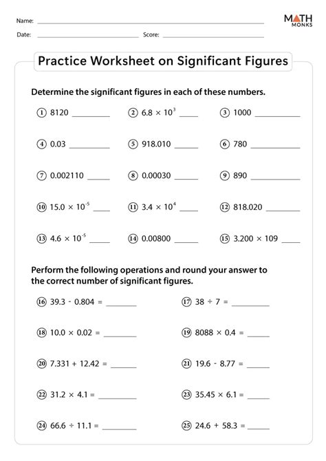 Significant Figures Examples Solutions Songs Videos Worksheets