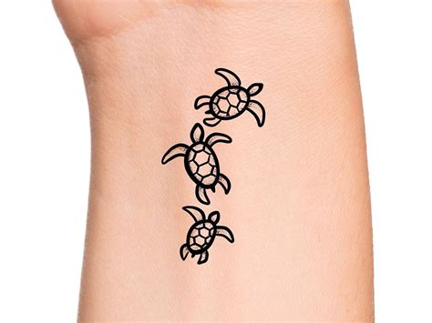 Simple Sea Turtle Tattoo