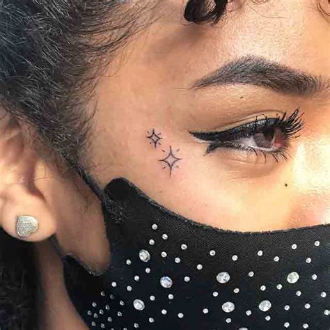 Simple Small Face Tattoos Female Simple Small Face Tattoos Female