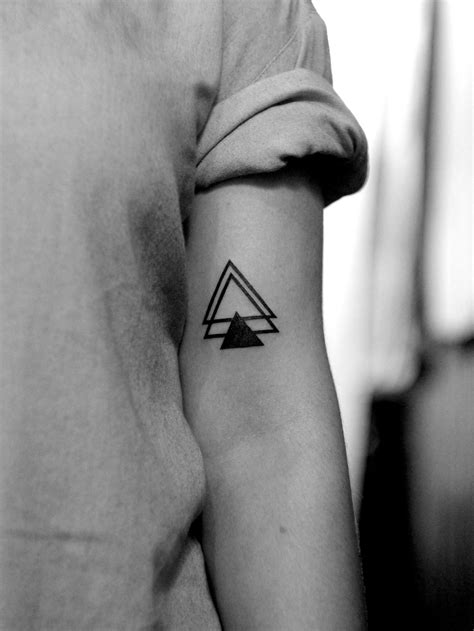 Simple Triangle Tattoo