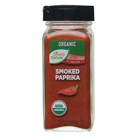 Simply Nature Organic Smoked Paprika 1 9 Oz