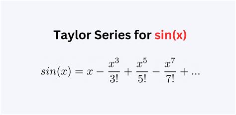 5 Sinx Taylor Series Tips