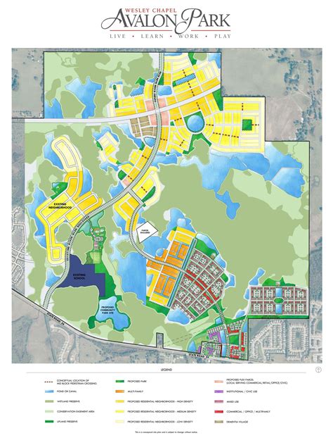 Site Plan Avalon Park Wesley Chapel