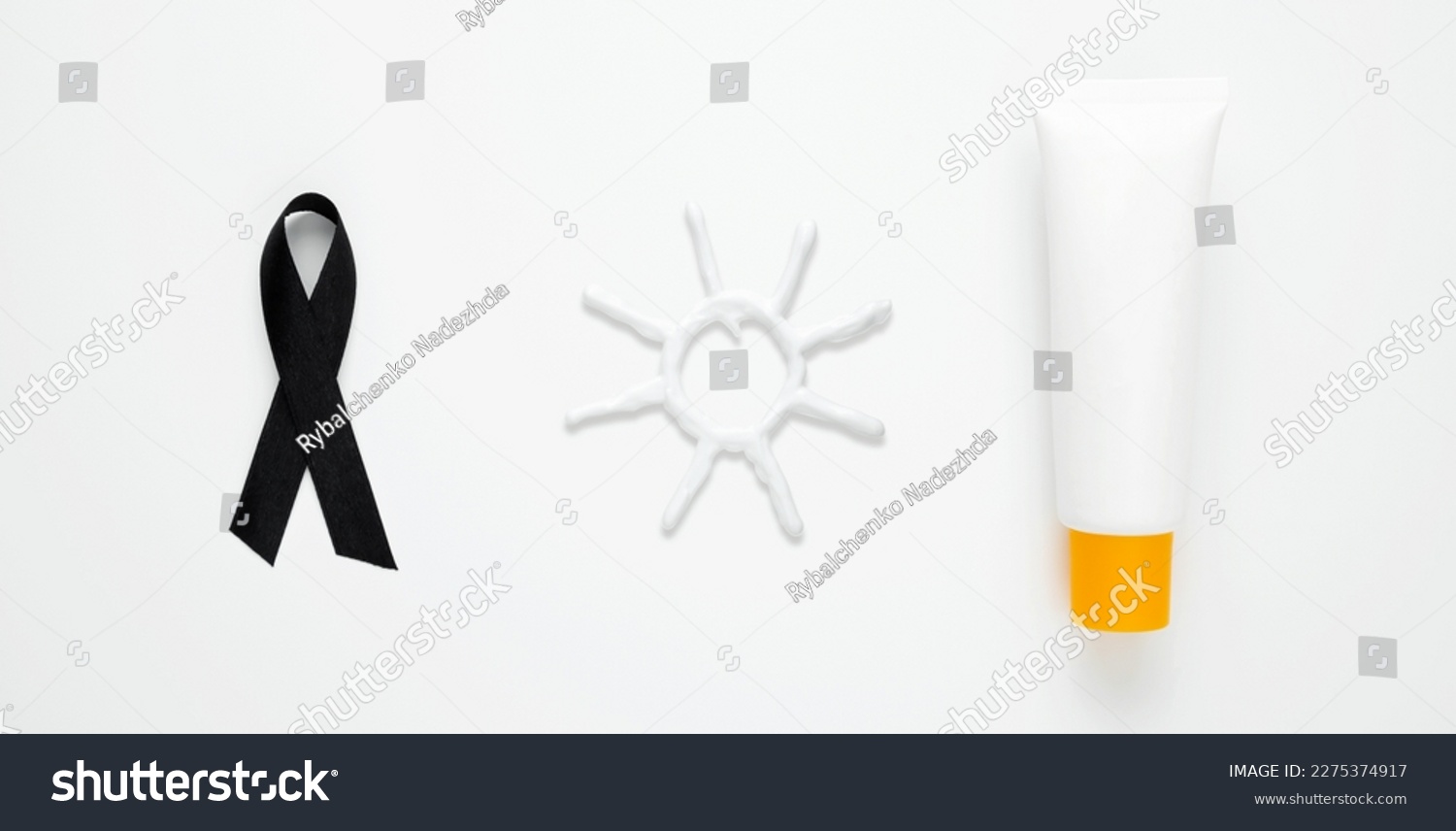 Skin Cancer Awareness Ribbon