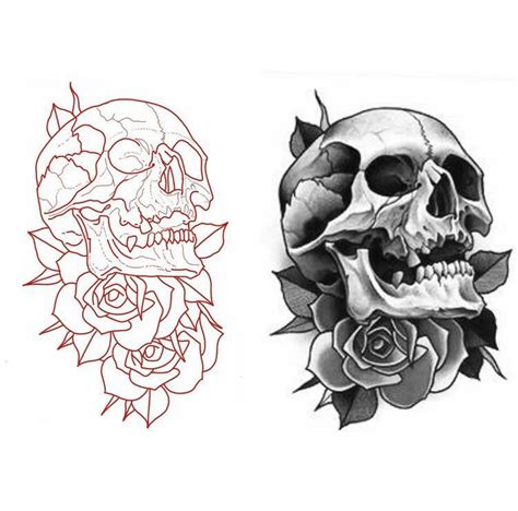 Skull Tattoo Stencil Designs