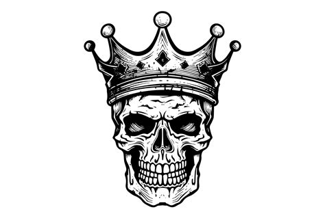 Skull With Crown Tattoo Skull With Crown Tattoo
