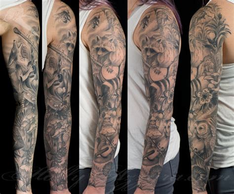 Sleeve Tatts Complex And Coordinated Designs That Cover The Entire Ar Xtreme Inks Sleeve Tatts Complex And Coordinated Designs That Cover The Entire Ar Xtreme Inks
