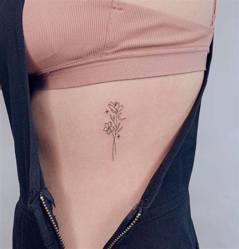 Small Flower Tattoos On Ribs Best Flower Site