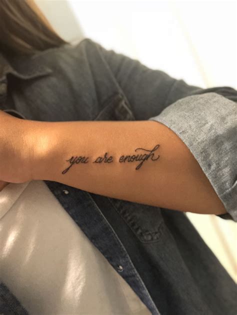 Small Forearm Quote Tattoos