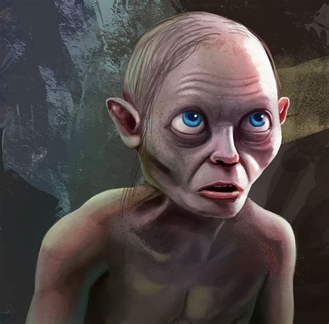 Smeagol The Hobbit Movies Deviantart Buddha Statue