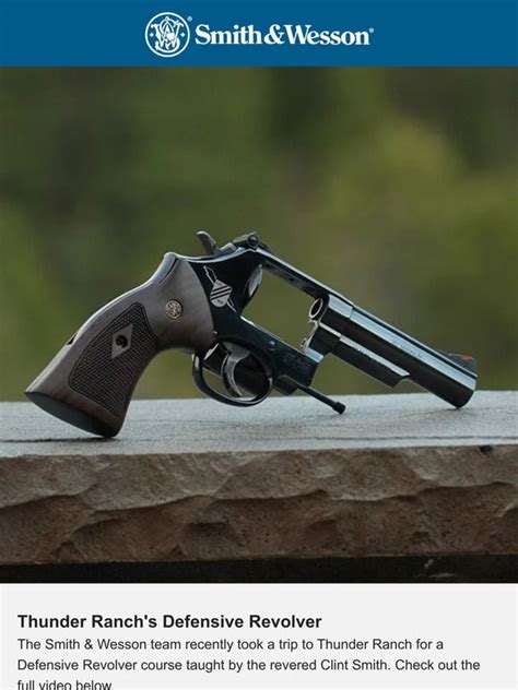 Smith Amp Wesson Defensive Revolver With Clint Smith Of Thunder Ranch