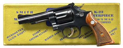 Smith Wesson K22 Combat Masterpiece Da Revolver