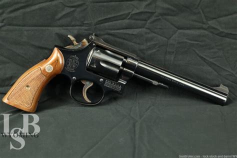 Smith Wesson K22 Masterpiece Model 17 3 22 Lr 6 Revolver Lsb Auctions