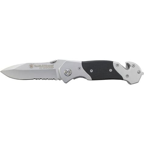 Smith Wesson Swfrs 1St Response Liner Drop Point Knife Partially Smith Wesson Smith Wesson Swfrs 1St Response Liner Drop Point Knife Partially Smith Wesson