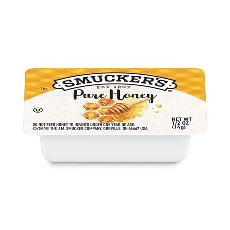 Smucker S Honey Single Serving Packs 0 5 Oz 200 Carton