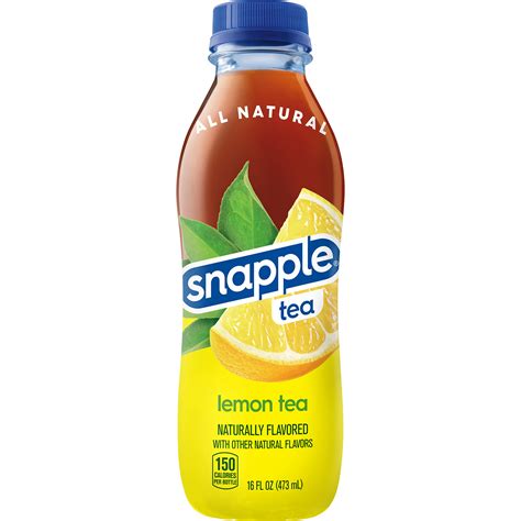 Snapple Lemon Tea Recycled Bottle 16 Fl Oz 12 Count 16 Fl Oz 12 Count Snapple Lemon Tea Recycled Bottle 16 Fl Oz 12 Count 16 Fl Oz 12 Count