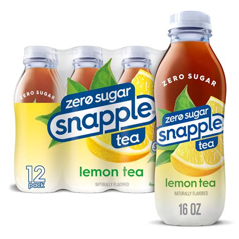 Snapple Zero Sugar Lemon Tea 16 Fl Oz 12 Count The Fresh Grocer Snapple Zero Sugar Lemon Tea 16 Fl Oz 12 Count The Fresh Grocer
