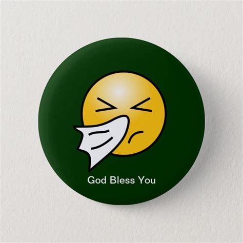 Sneezing God Bless You 6 Cm Round Badge Zazzle Co Nz