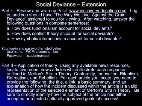 Social Deviance Part Ii Theories Ppt Download Social Deviance Part Ii Theories Ppt Download