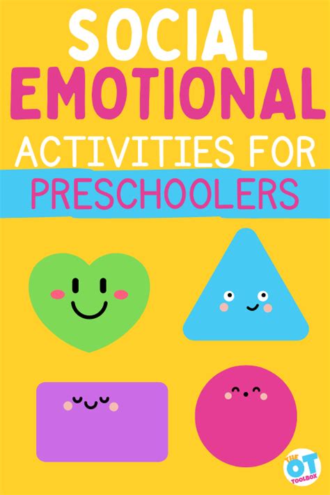 Social Emotional Activities For Preschoolers Artofit