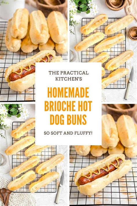 Soft Baked Brioche Hot Dog Buns
