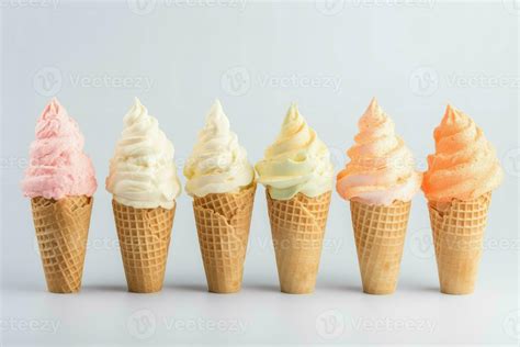 Soft Ice Creams Creme Generate Ai Soft Ice Creams Creme Generate Ai