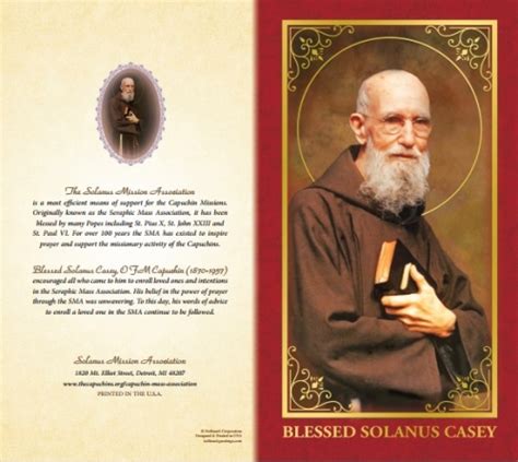 Solanus Mass Association Capuchin Franciscan Province Of St Joseph Solanus Mass Association Capuchin Franciscan Province Of St Joseph