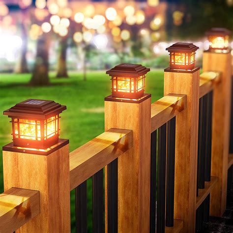 Transform Your Outdoor Space with Solar Fence Post Lights