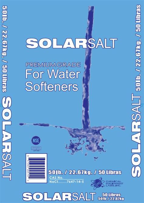 Solar Salt Chemical Equipment Labs Md De Oh