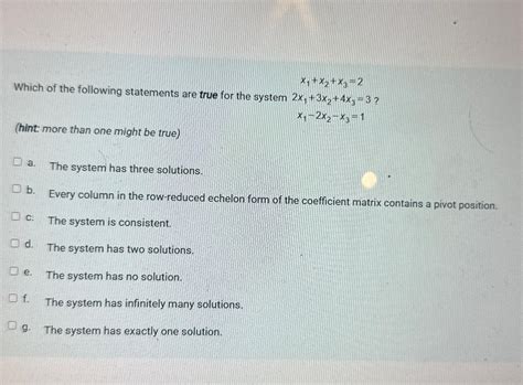 Solved 5Aved Which Of The Following Statements Is Are True Chegg Com