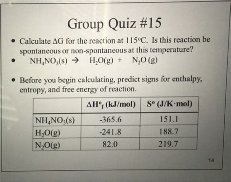Solved Calculate Delta G For The Reaction At 115 Degree C Chegg Com Solved Calculate Delta G For The Reaction At 115 Degree C Chegg Com