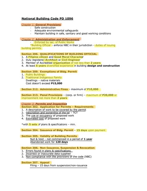 Solved Refer To The Pd 1096 Philippine National Building Code And