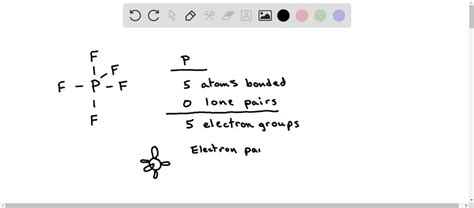 Solved The Lewis Structure For Pf5 Is Shown What Is The Electron Pair