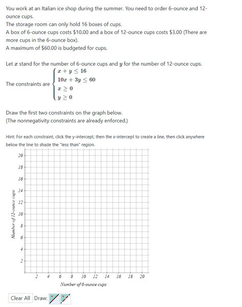 Solved You Work At An Italian Ice Shop During The Summer Chegg Com