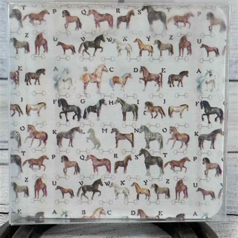 Sonaequestrian Abc Horse Breeds Coasters