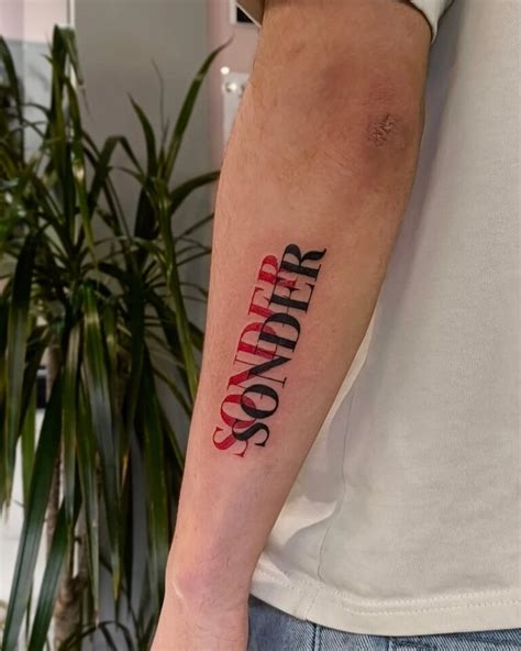 Sonder Tattoo Meaning Sonder Tattoo Meaning
