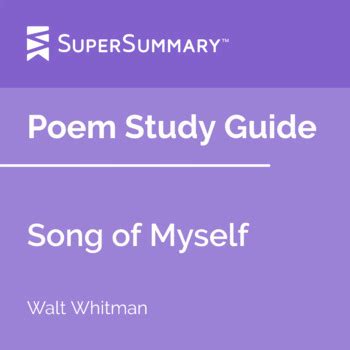 Song Of Myself Study Guide Song Of Myself Study Guide