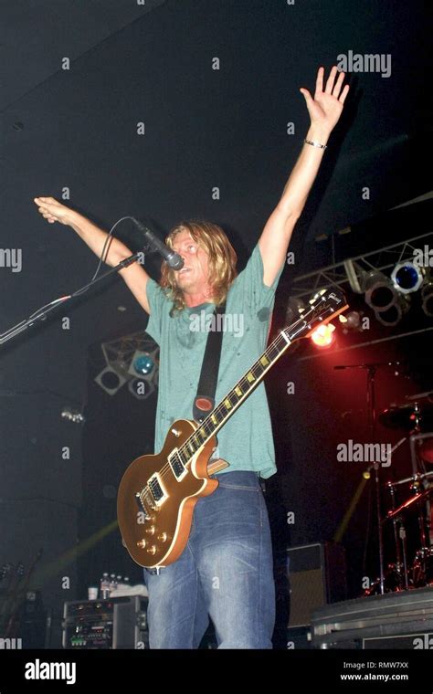 Songwriter Singer And Guitarist Wes Scantlin Of The Post Grunge Band