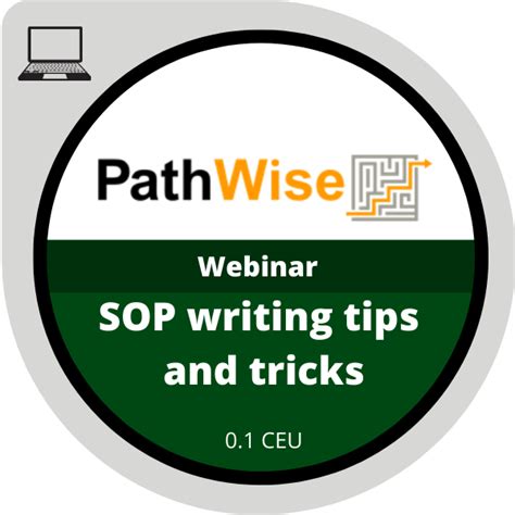 Sop Writing Tips And Tricks Webinar Credly