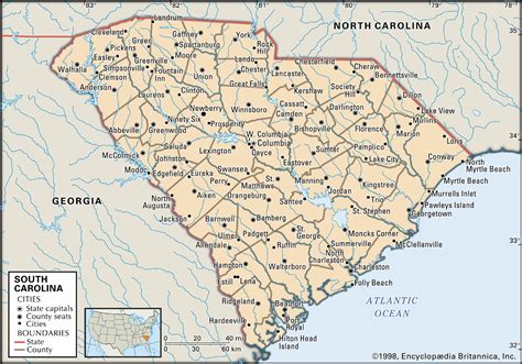 South Carolina Geography Capital Map Population History Facts Britannica South Carolina Geography Capital Map Population History Facts Britannica