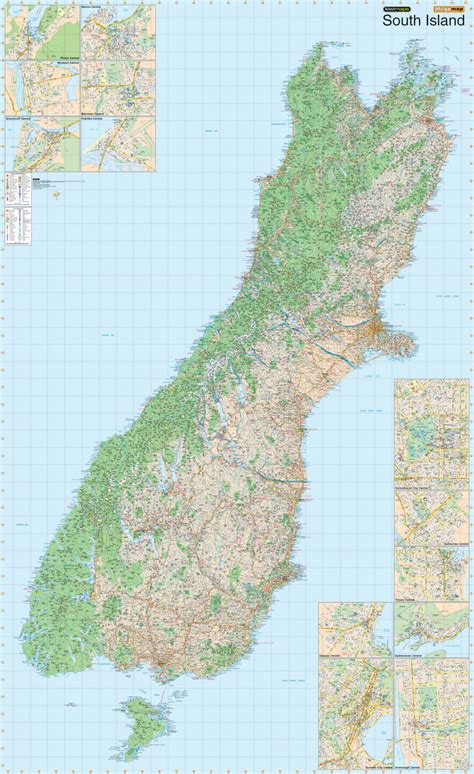 South Island Kiwimaps South Island Kiwimaps
