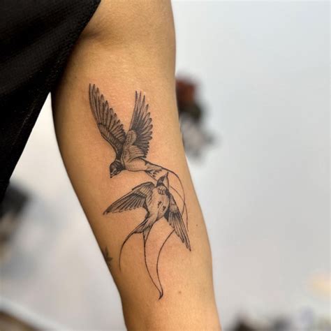 Sparrow Tattoo On Arm