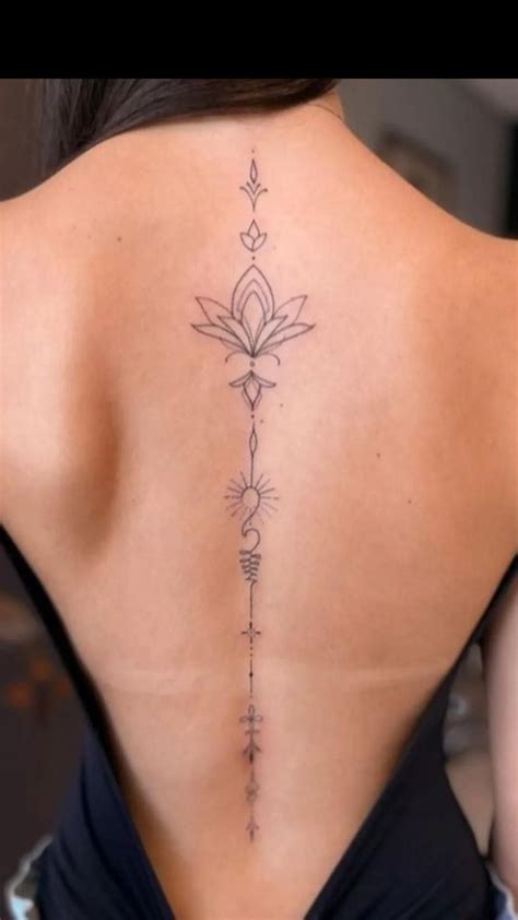 Spine Tattoos For Women Classy Tattoos Simplistic Tattoos Artofit