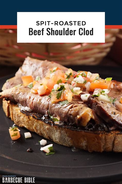 Spit Roasted Beef Shoulder Clod Recipe Barbecuebible Com