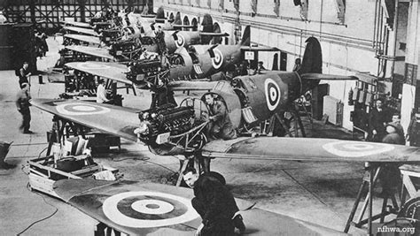 Spitfire Production In Southampton Woolston In 1939