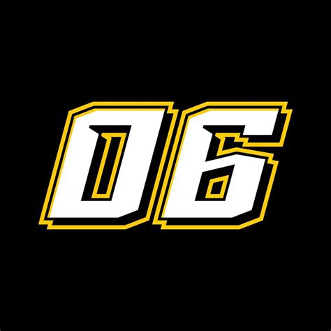 Sport Racing Number 06 Logo Design Vector 21574742 Vector Art At Vecteezy Sport Racing Number 06 Logo Design Vector 21574742 Vector Art At Vecteezy