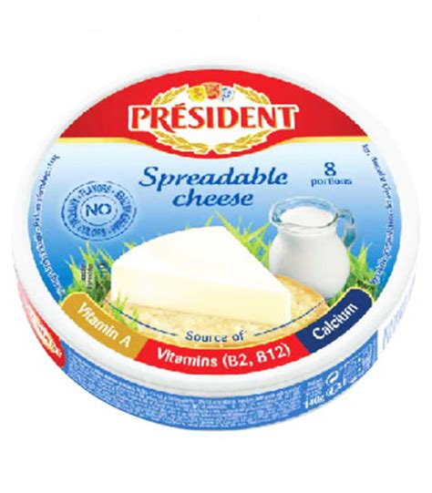 Spreadable Cheese 8 Portions 140G Pr Sident Spreadable Cheese 8 Portions 140G Pr Sident