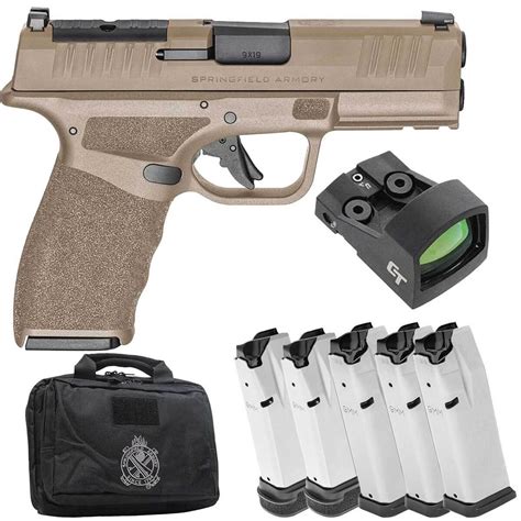 Springfield Hellcat Pro Osp 9Mm Fde Pistol With Gear Up Package Springfield Hellcat Pro Osp 9Mm Fde Pistol With Gear Up Package