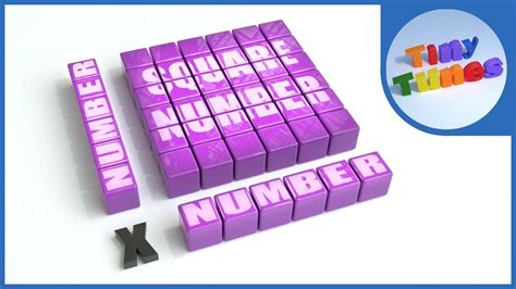 Square Numbers Song For Kids Tiny Tunes Youtube Square Numbers Song For Kids Tiny Tunes Youtube