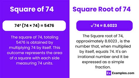 Square Root 74 Calculation Guide